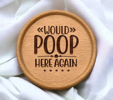 Poop Here Again SVG Sign SVG
